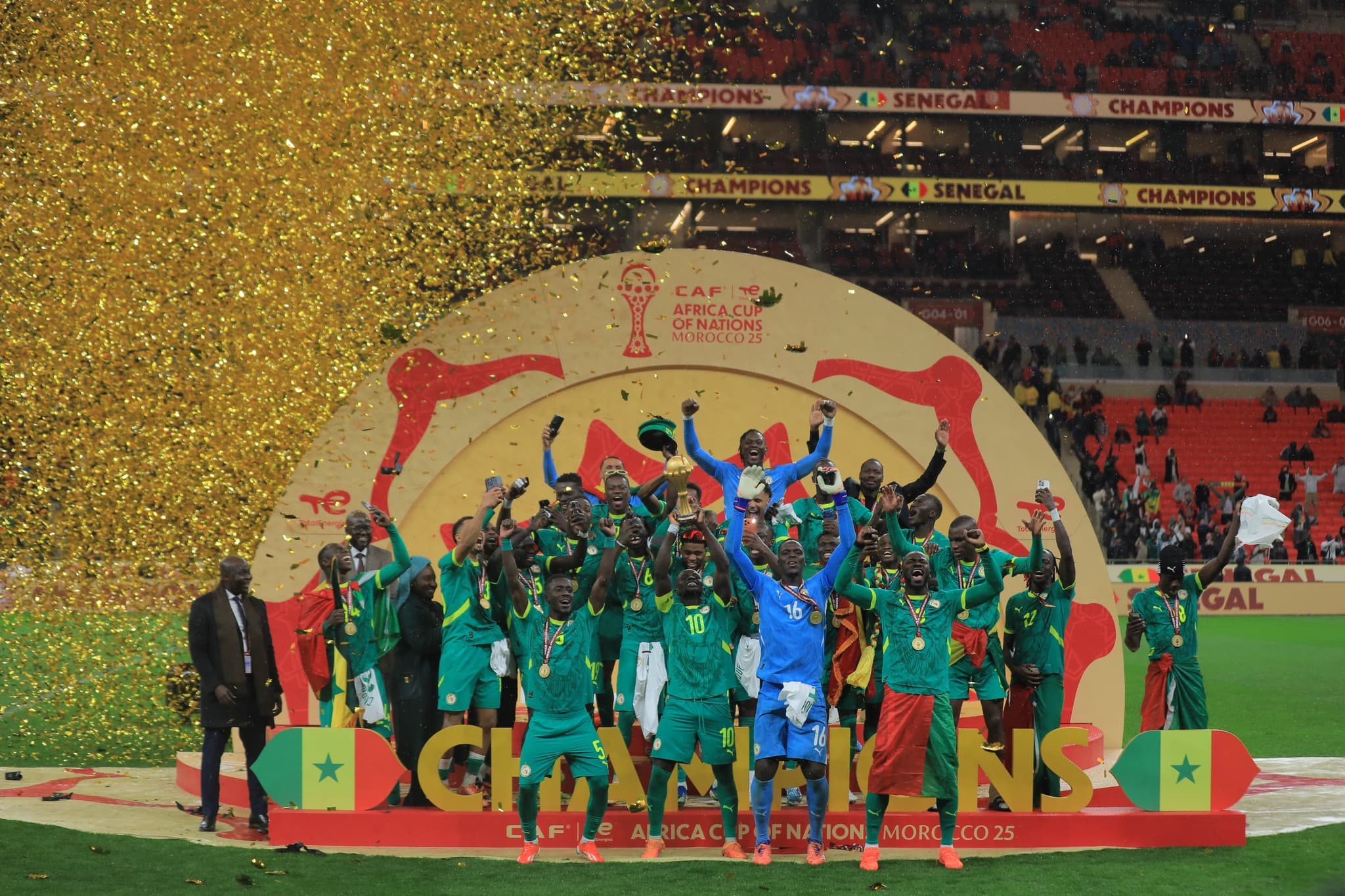 Senegal win their second AFCON title from an extra time strike by Papa Gueye