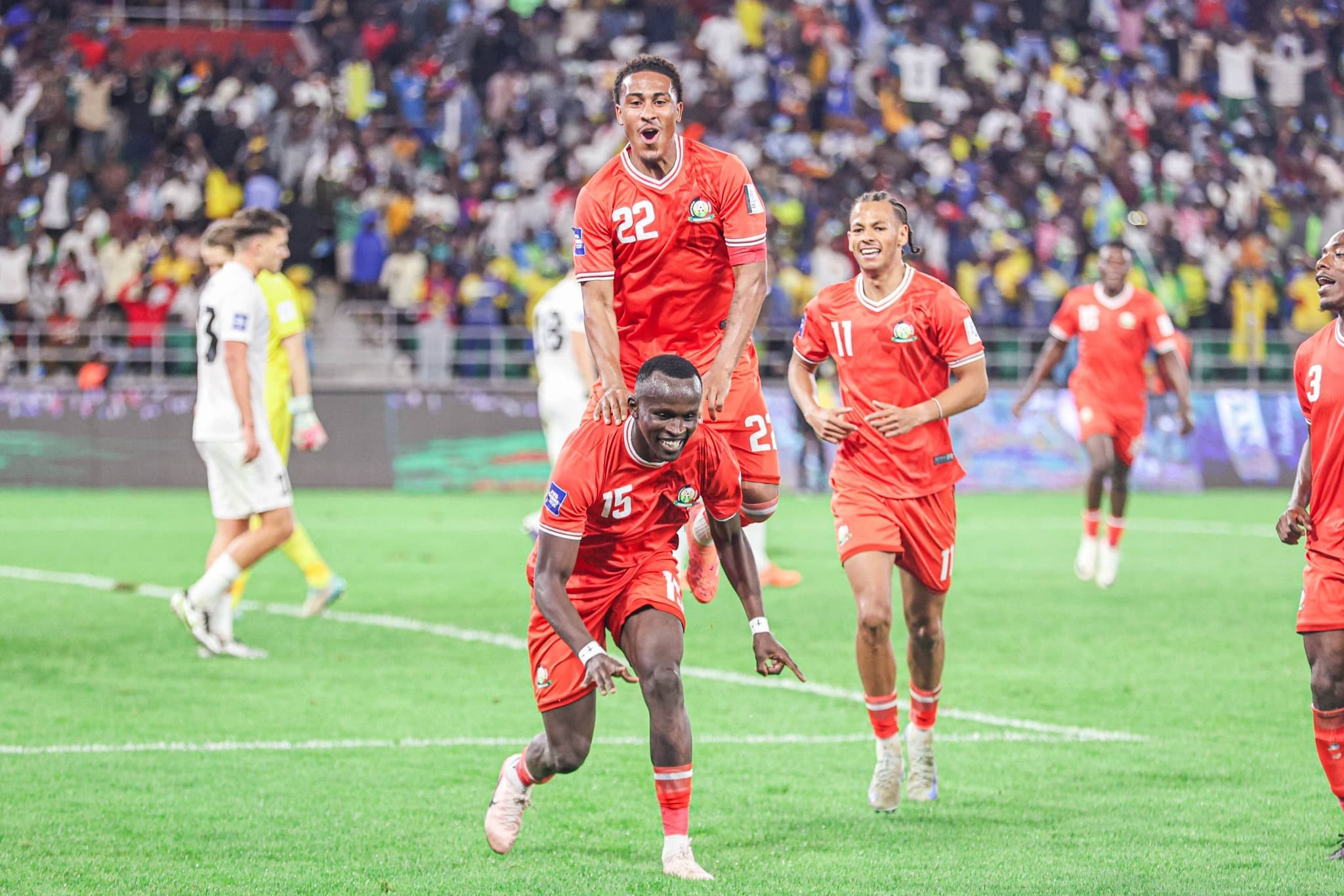 Ryan Wesley Ogam has so far scored a remarkable total of 8 goals for Kenya.